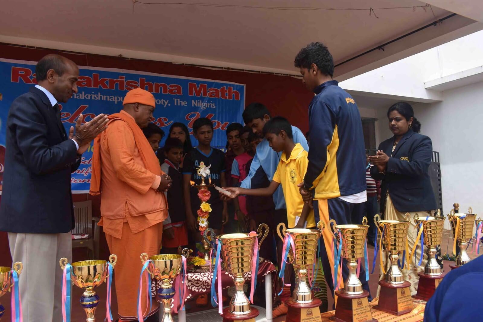 Inter School District Sports Competition Prize distribution ceremony